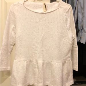 Anthropologie peplum top